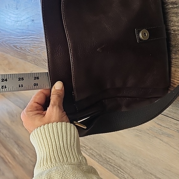 Brown, Leather, Men's, Bag, Women's, Festival, Office, Casual, Travel, Holiday - Picture 9 of 12